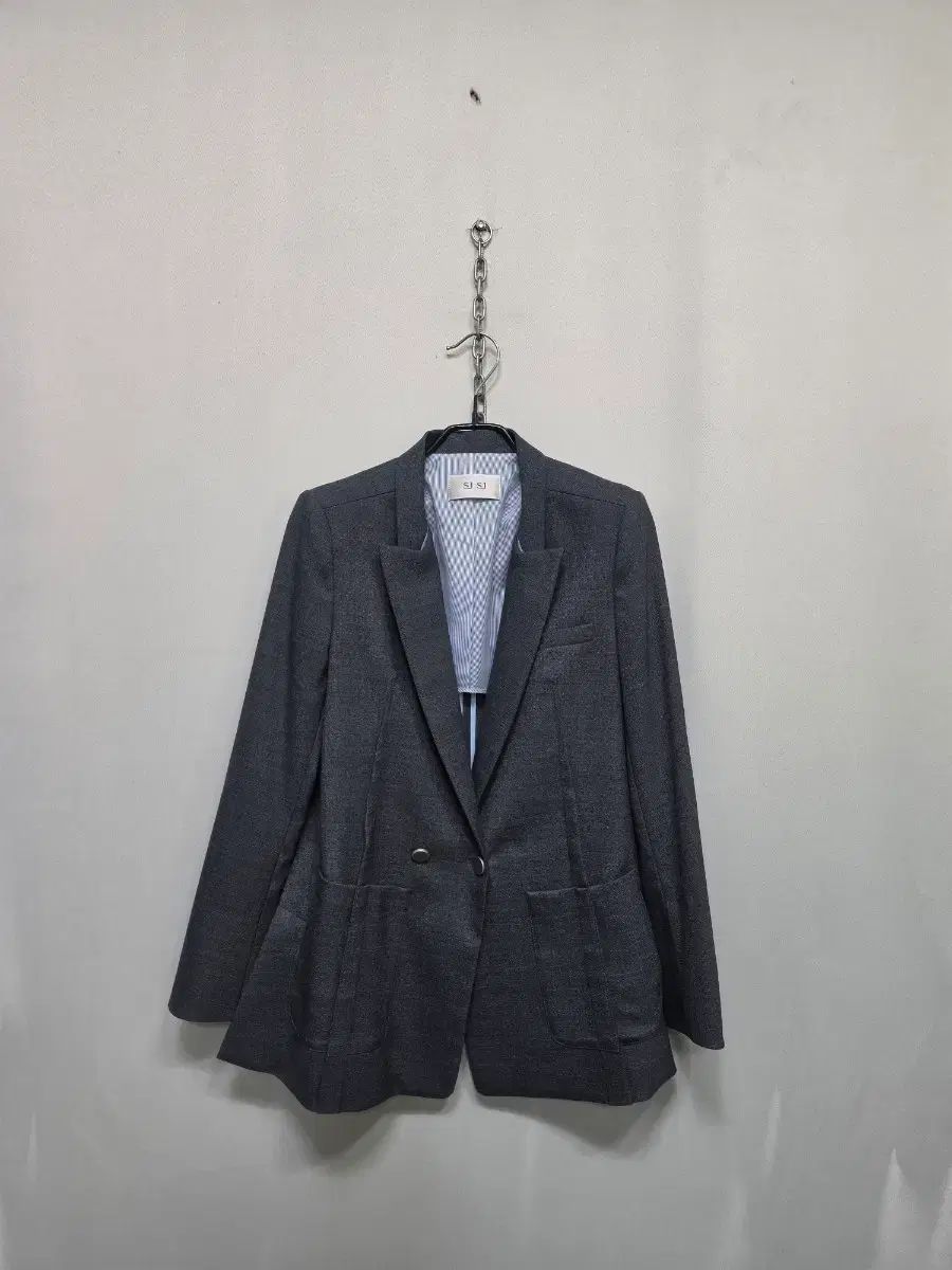 SJSJ エスジェイエスジェイ レディース チャコール グレー ジャケット