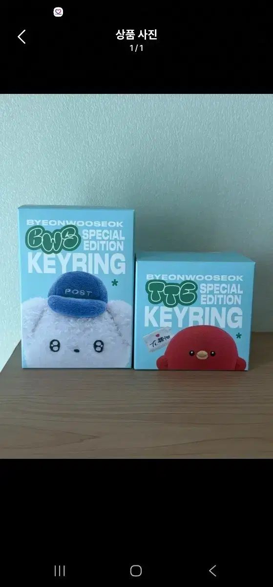 ビョンウソク BWS/TTE キーホルダー スペシャル エディション + HBD BWS プロップセット