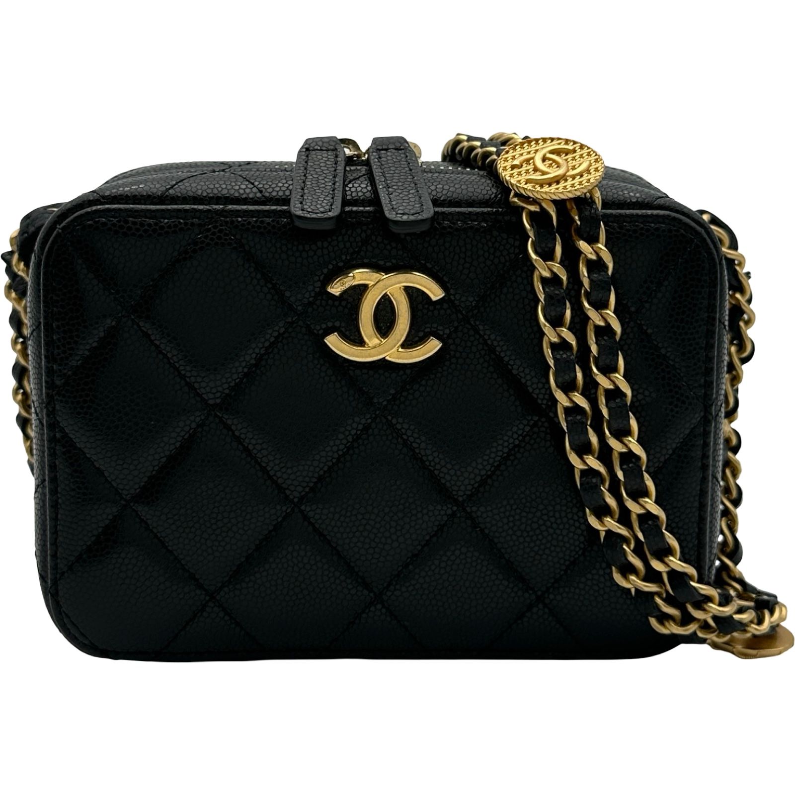 シャネル CHANEL マトラッセミニカメラチェーンショルダー AP2858