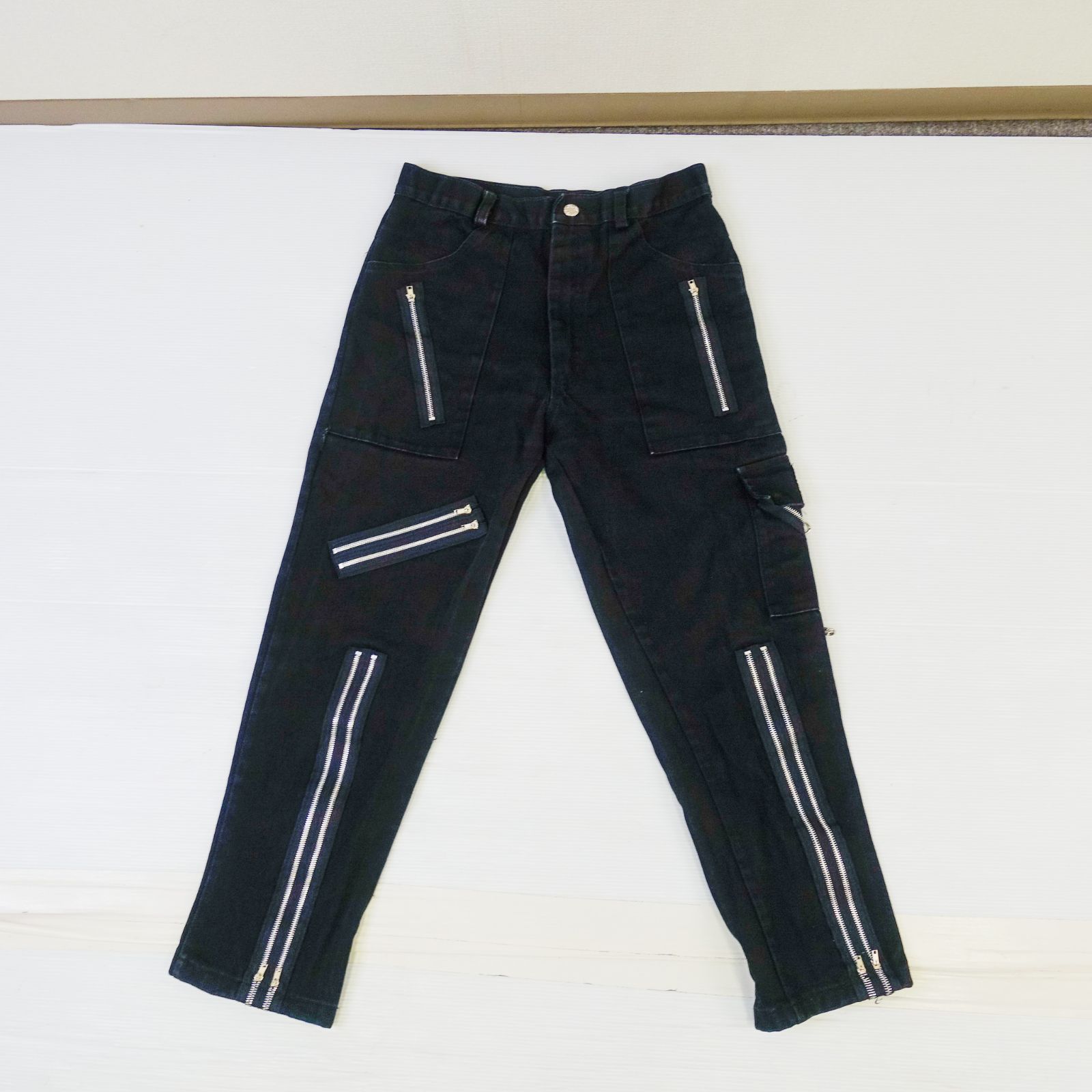 CO5480 Tiger of London タイガー オブ ロンドン ジップパンツ パンク サイズ 32 M程度 ZIP ジッパー ボンデージ パンクロック