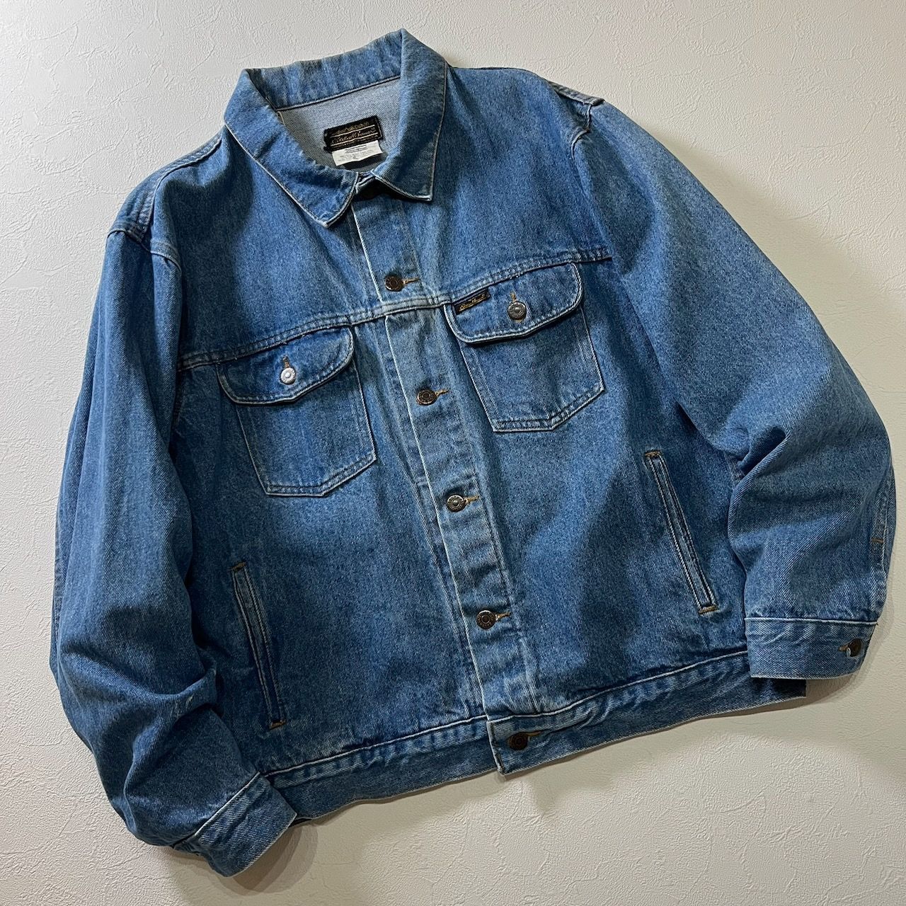 80s USA Eddie Bauer デニムジャケット Gジャン エディーバウアー 