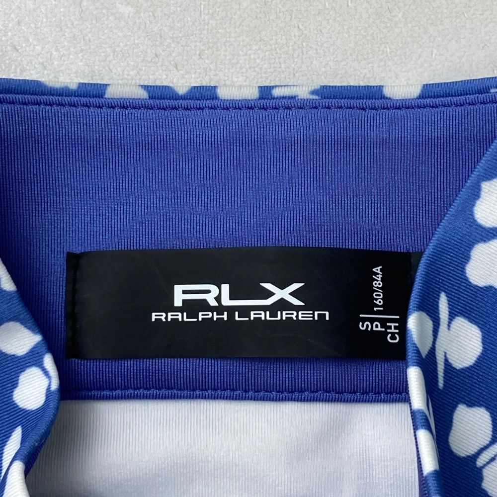 ラルフローレン　ノースリーブ ワンピースゴルフウエアRLX サイズ：S RLX ラルフローレン ノースリーブワンピース 総柄 ネイビー