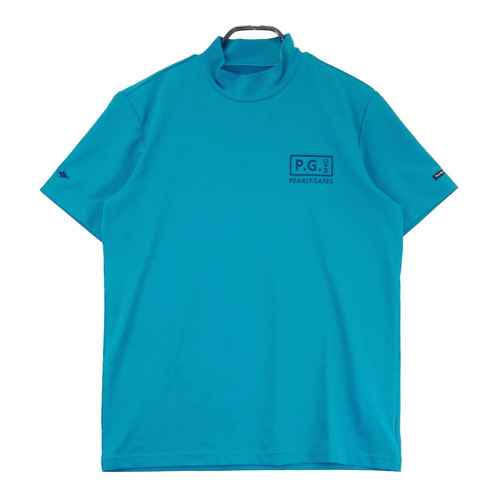 サイズ：5 PEARLY GATES パーリーゲイツ ハイネック半袖Tシャツ グリーン系 [240101684169] ゴルフウェア メンズ ストスト