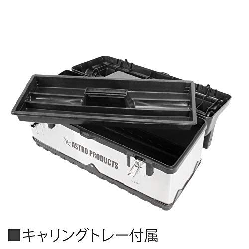 アストロプロダクツ ステンレスツールボックス with アルミハンドル | 工具箱 ツールボックス 収納ケース ツールトレー付属 パーツボックス大小付属ts e1c6f2a3