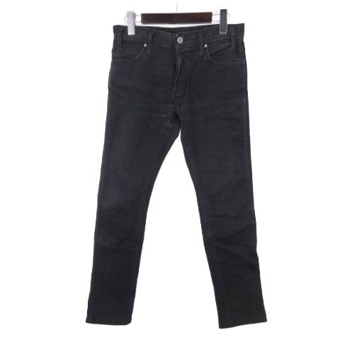 5351プールオム 5351 POUR LES HOMMES スキニー デニム パンツ ストレッチ 0 ブラック ■GY74