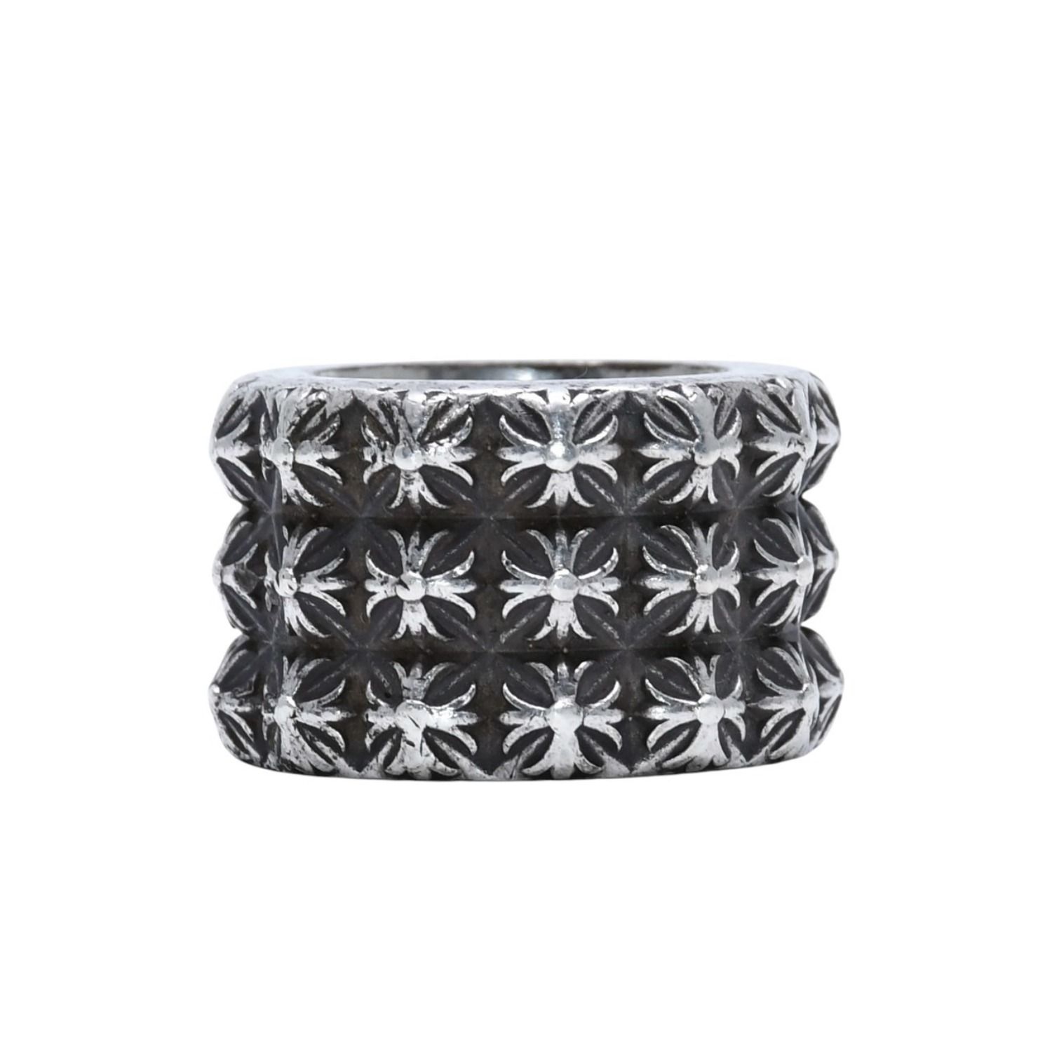 CHROME HEARTS クロムハーツ ピートパンクトリプルリング 59.09g 19号 アクセサリー SV925 シルバー925 指輪 美品 中古 4a001731