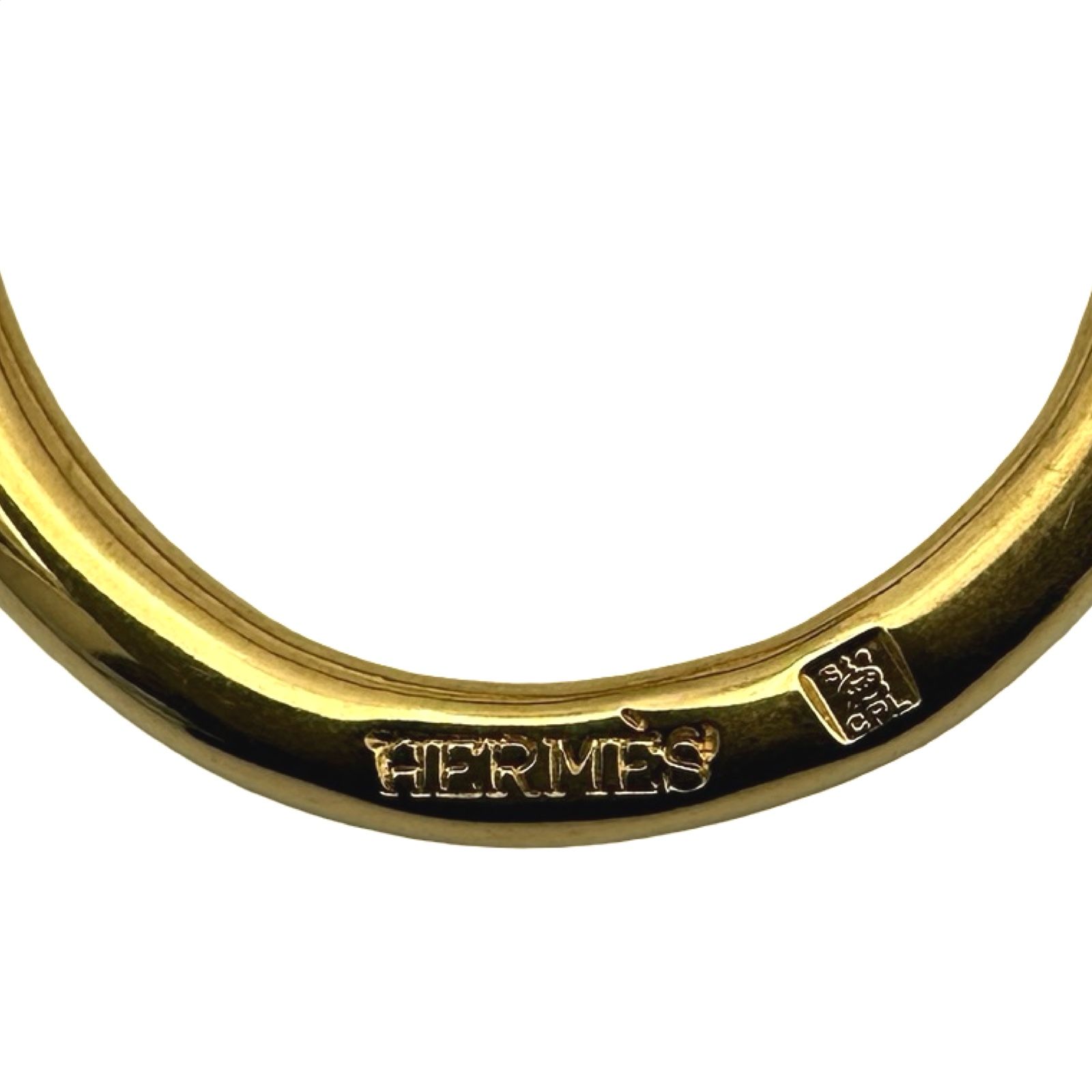 エルメス HERMES ジャンボスカーフリング ゴールド メタル/ゴールド