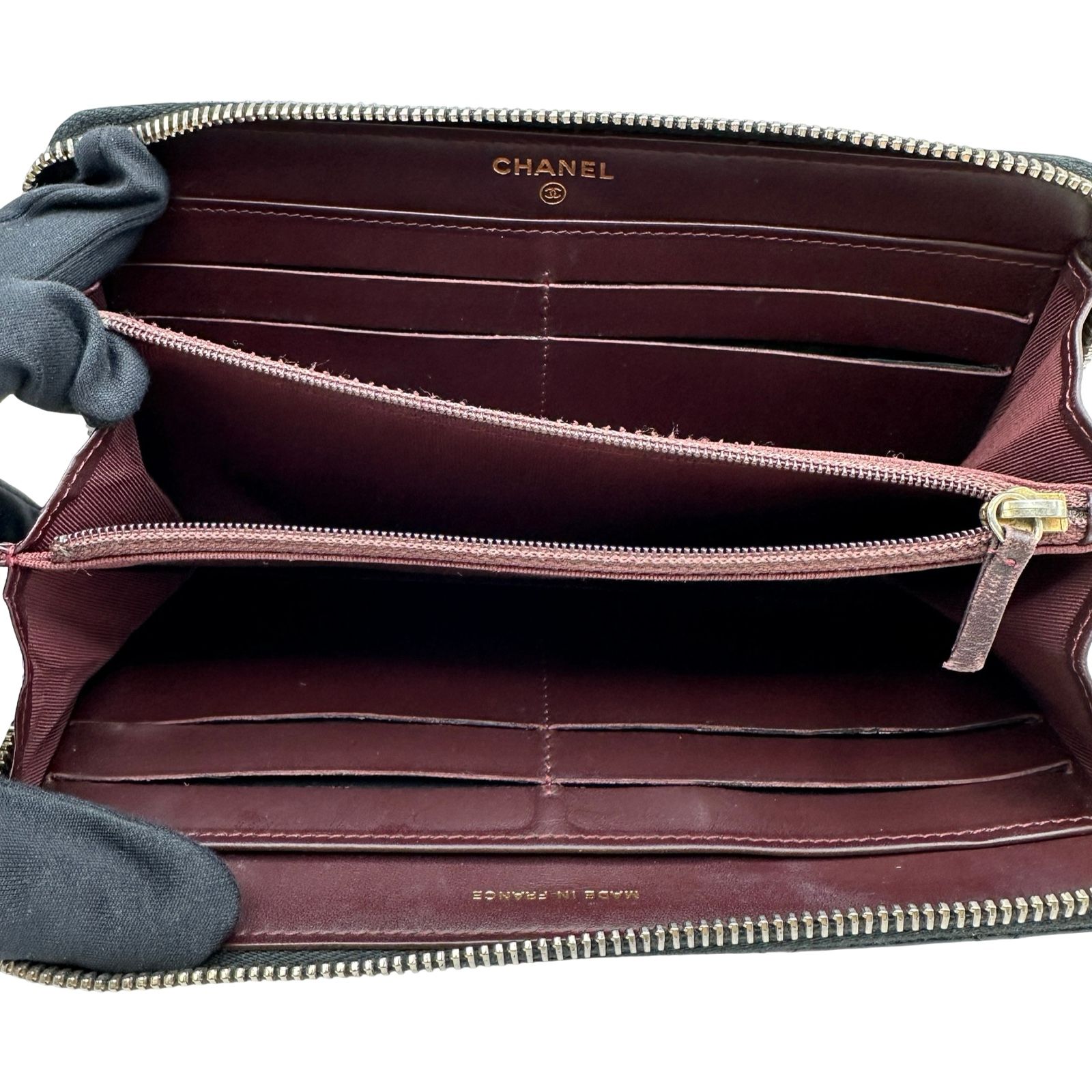 シャネル CHANEL マトラッセロングジップウォレット A50097 20番台