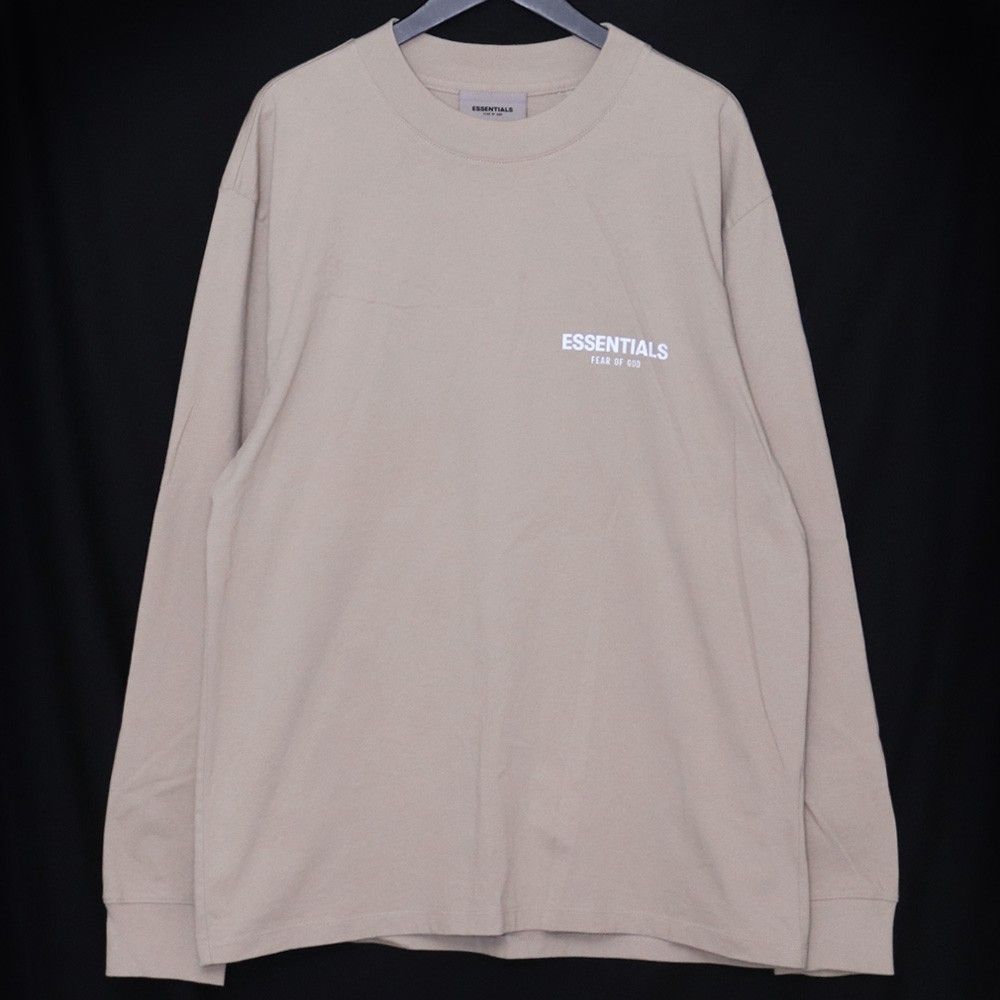 ESSENTIALS クルーネックロングスリーブTシャツ Lサイズ ベージュ 4,590円