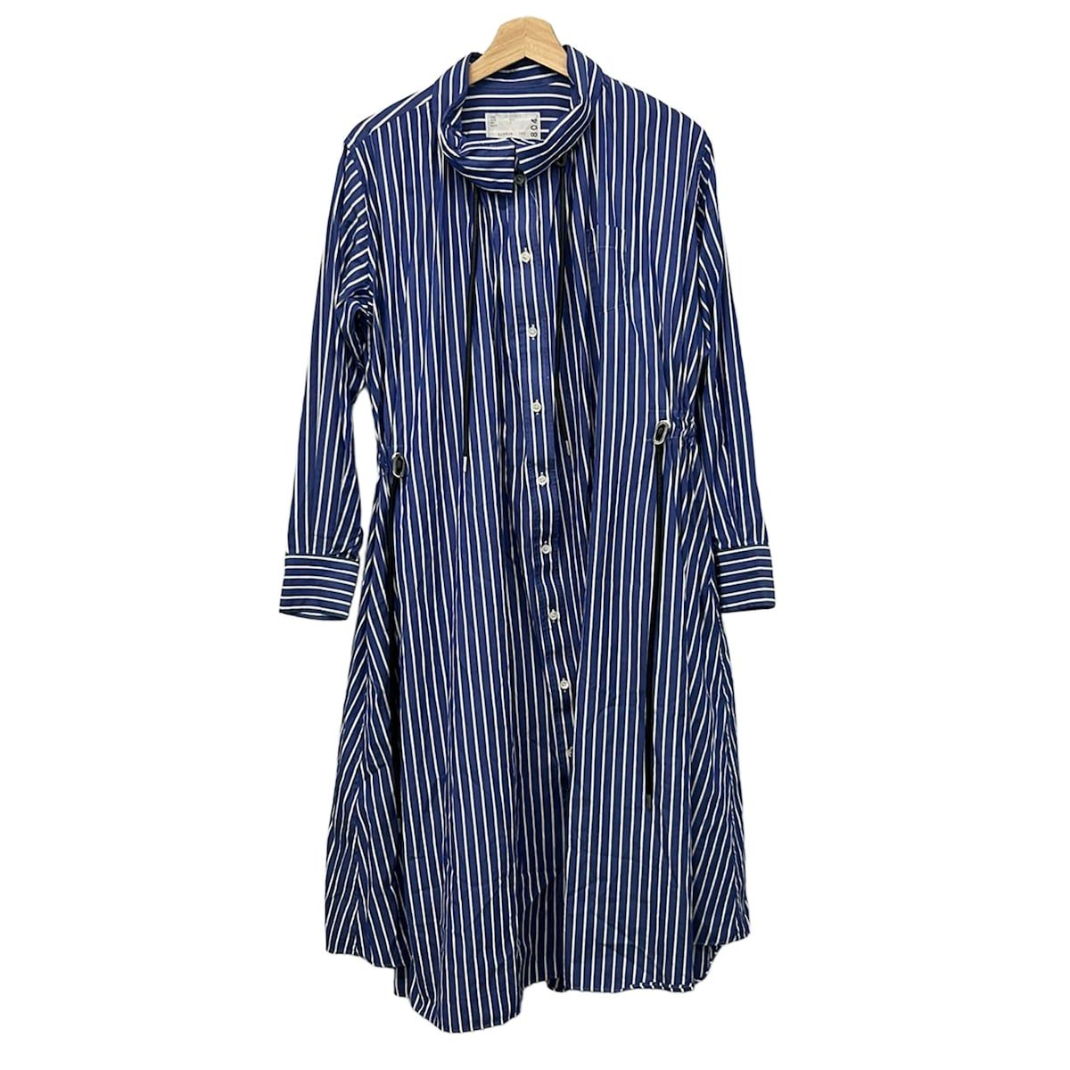 Sacai(サカイ) ワンピース サイズ1 S レディース - 19-04804 ネイビー 