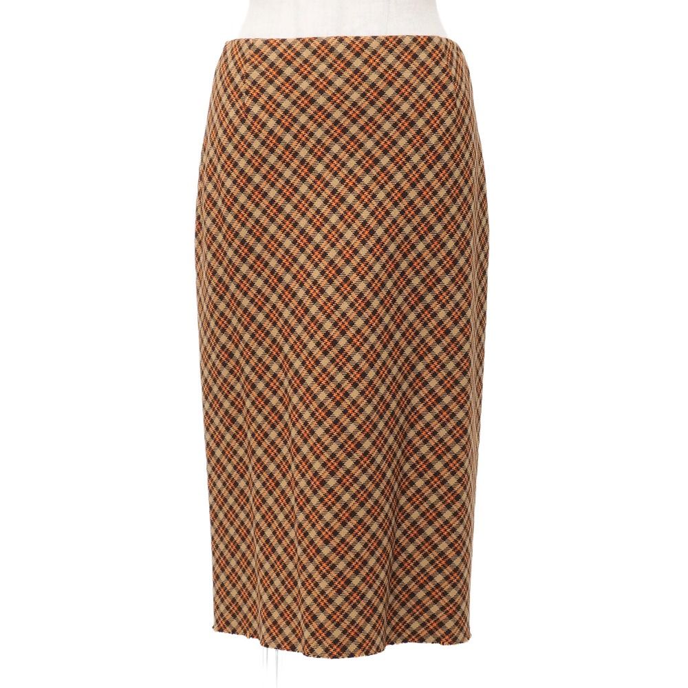 DRIES VAN NOTEN ドリスヴァンノッテン スカート サイズ36 チェック タイト カットオフ ブランド古着【中古】20260506/RA9139