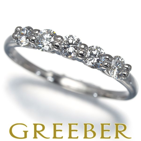 モニッケンダム リング ダイヤ ダイヤモンド 0.503ct 5P 12号 Pt900