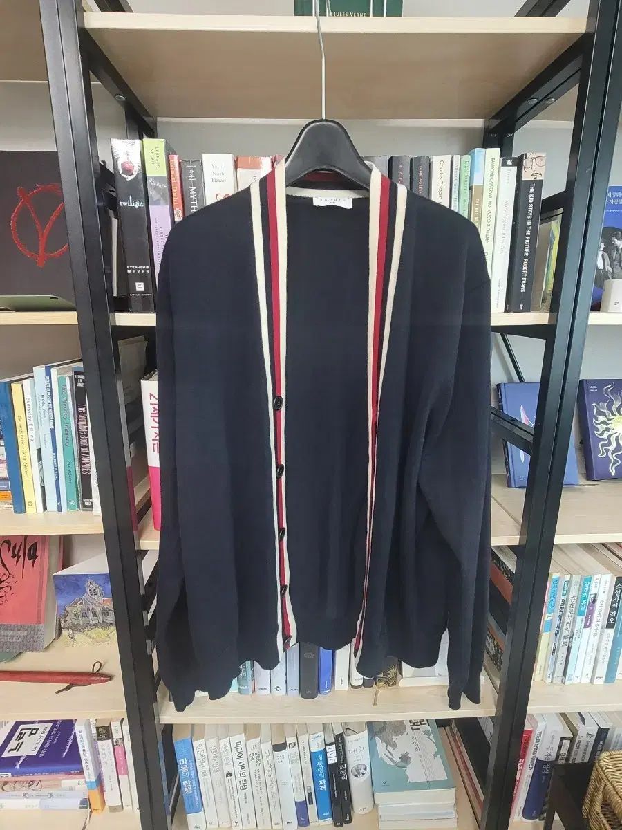 SANDRO オム ニトカーディガン Lサイズ