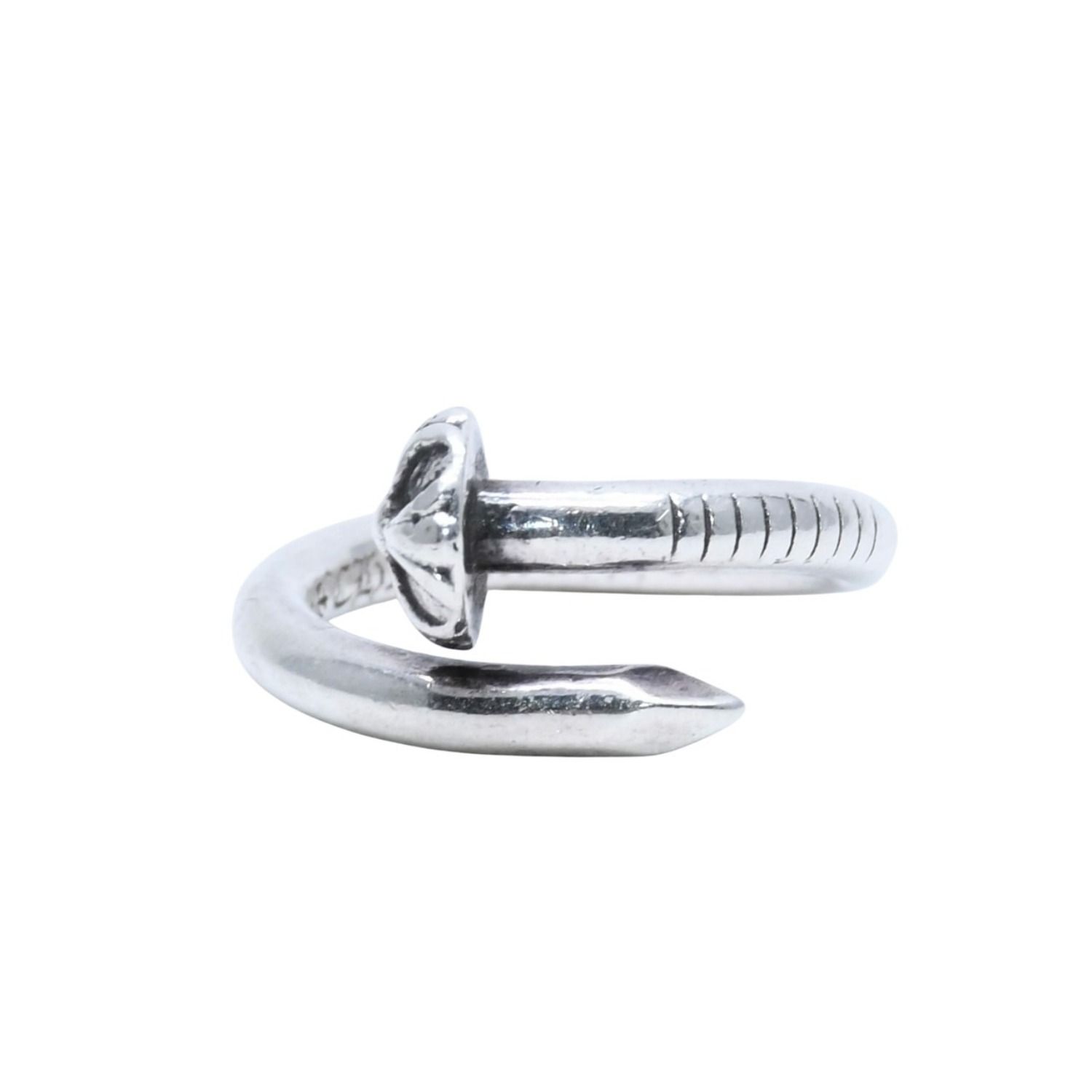 CHROME HEARTS クロムハーツ ネイルリング クロスボール 6.83g 12号 