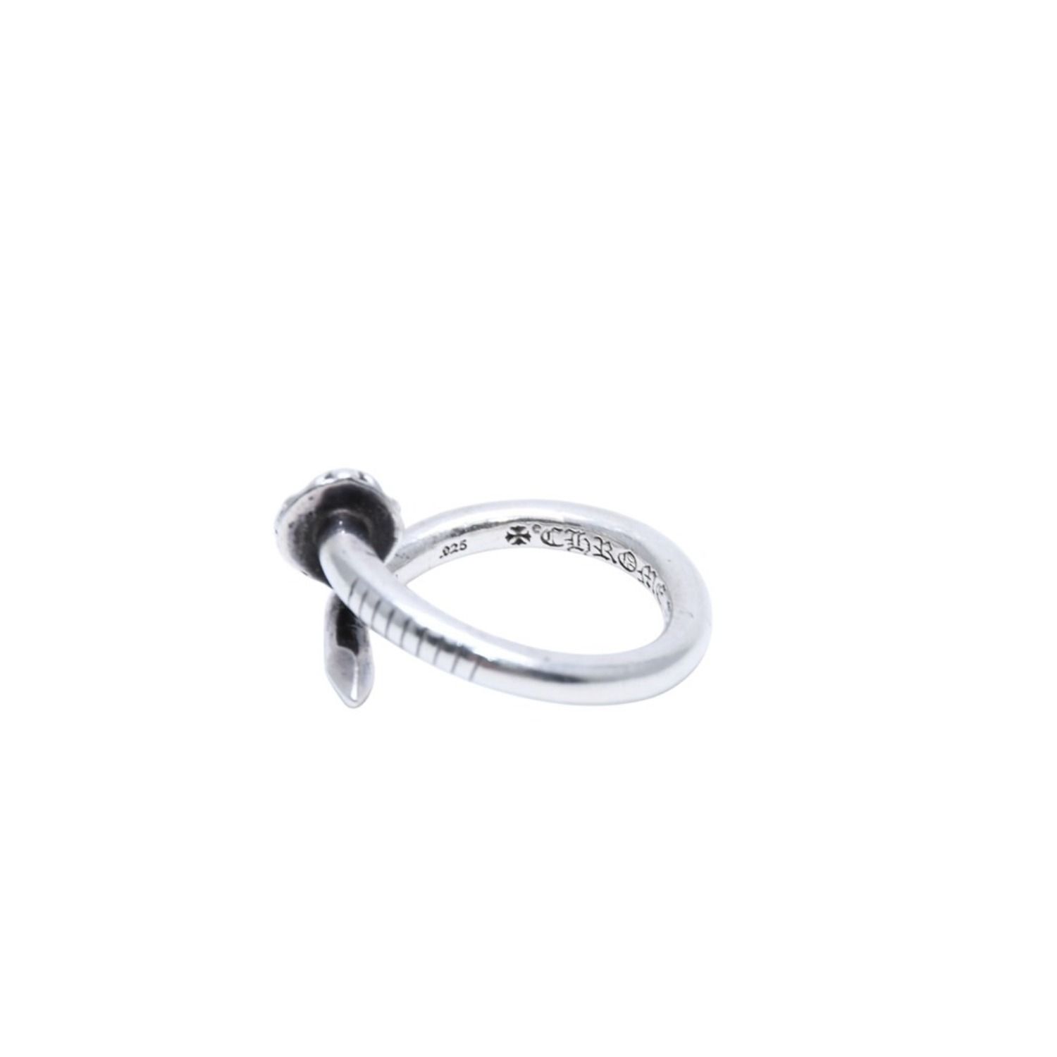 CHROME HEARTS クロムハーツ ネイルリング クロスボール 6.83g 12号