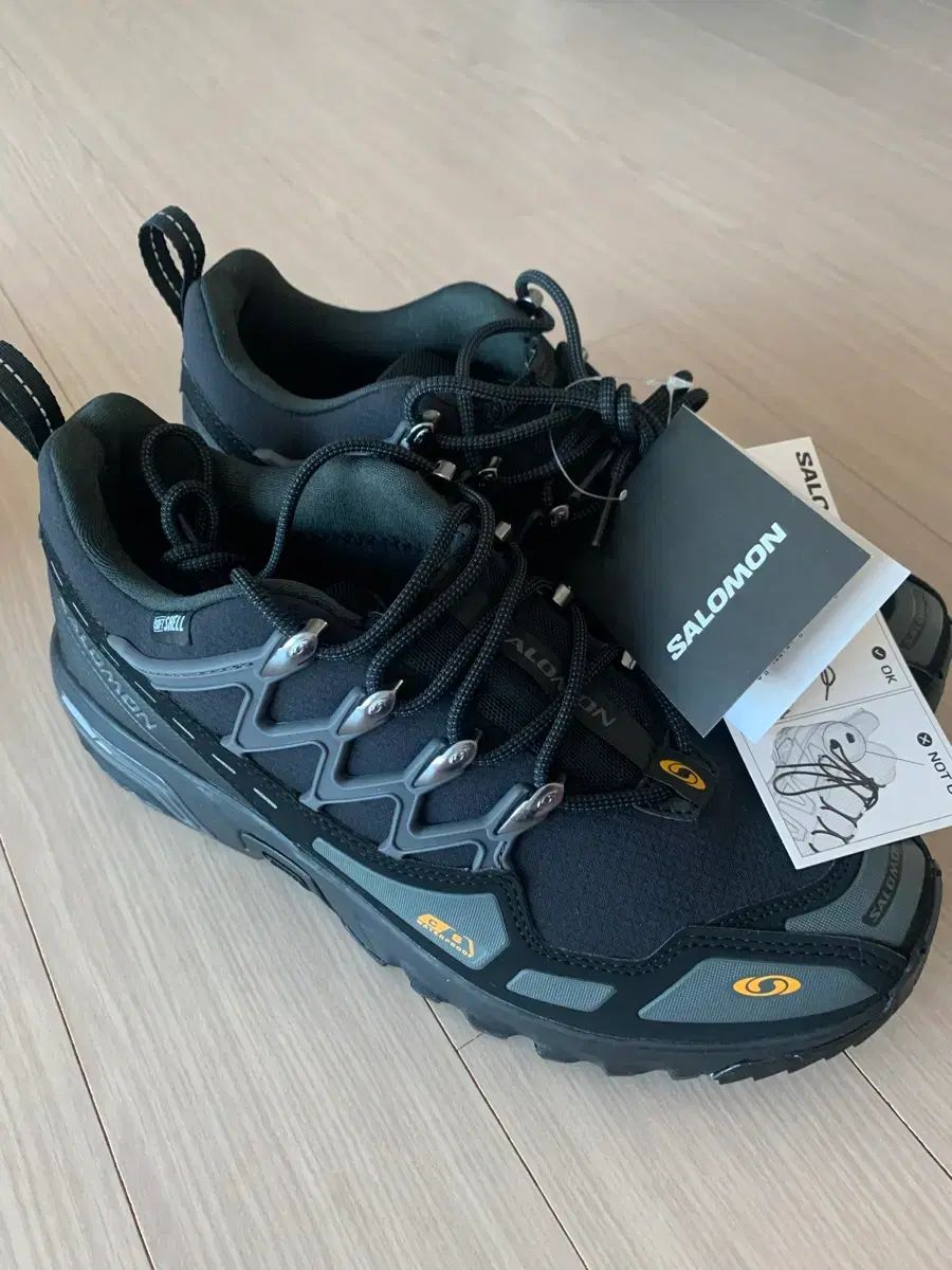 SALOMON サロモン ACS + CSWP ブラック 麻 マグネット ゴールデン 黄色 270