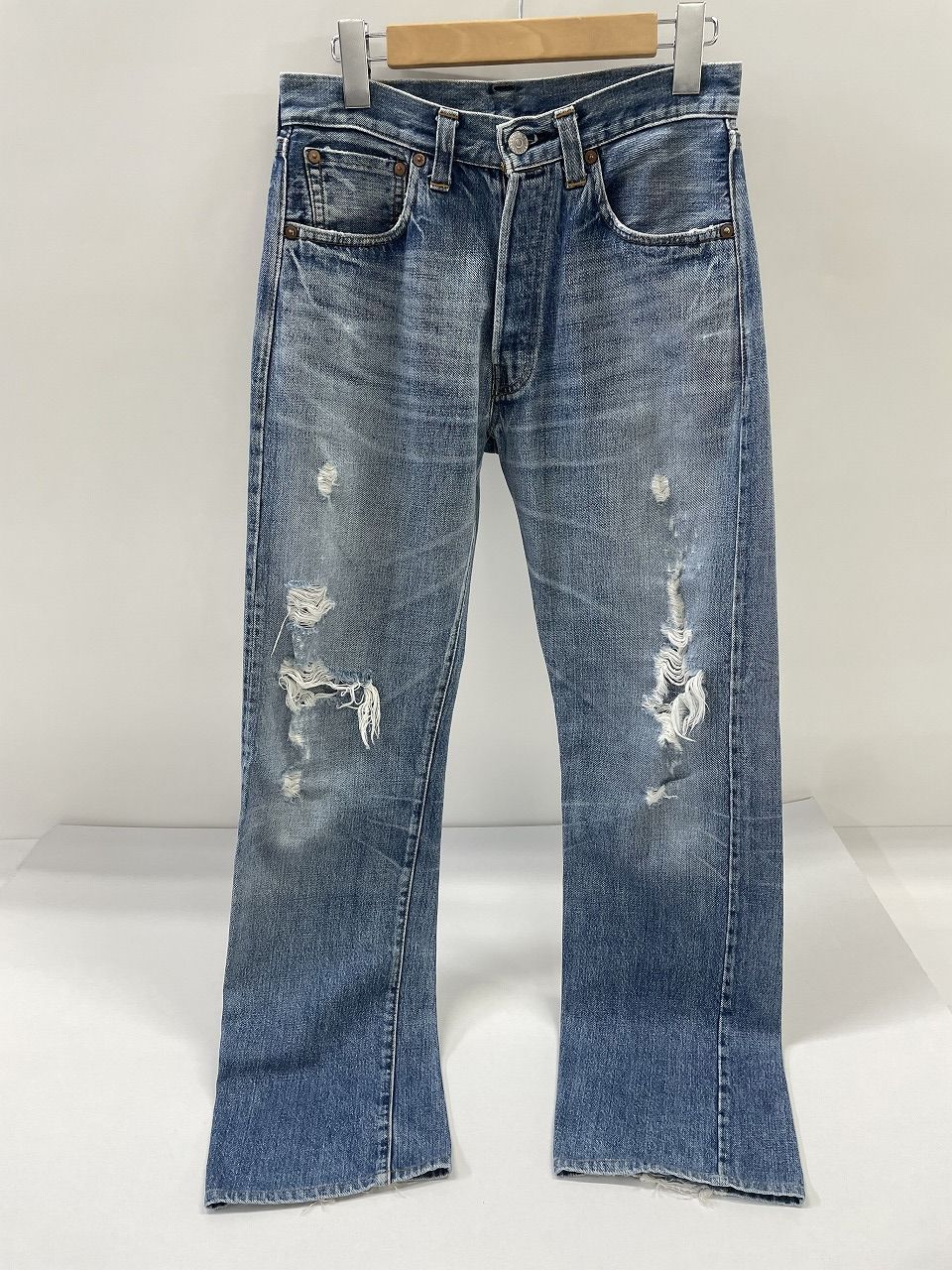 Levi's　リーバイス　501xx 90's～ デニムパンツ　復刻　BIGE ボタン裏555　バレンシア製　ヴィンテージ【M128-20260506-03KS】