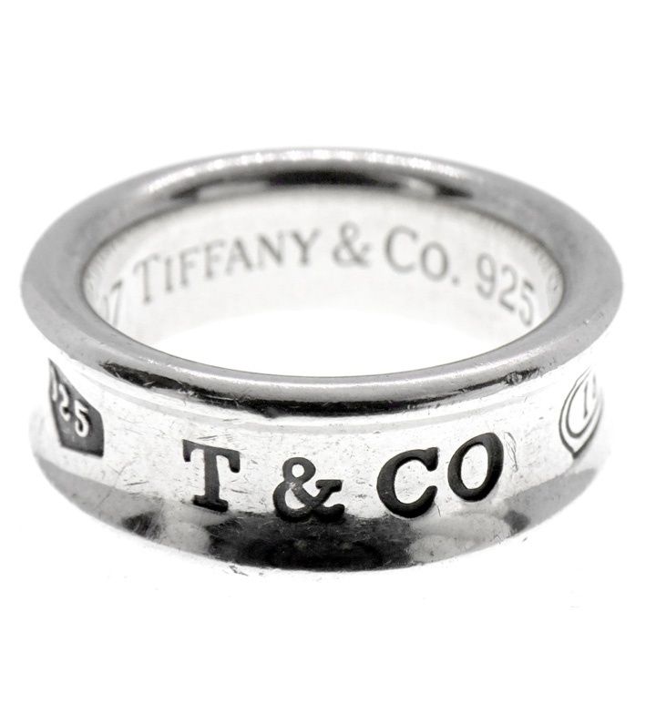 ティファニー TIFFANY&Co 【 1837 】 ナロー シルバー リング 49845