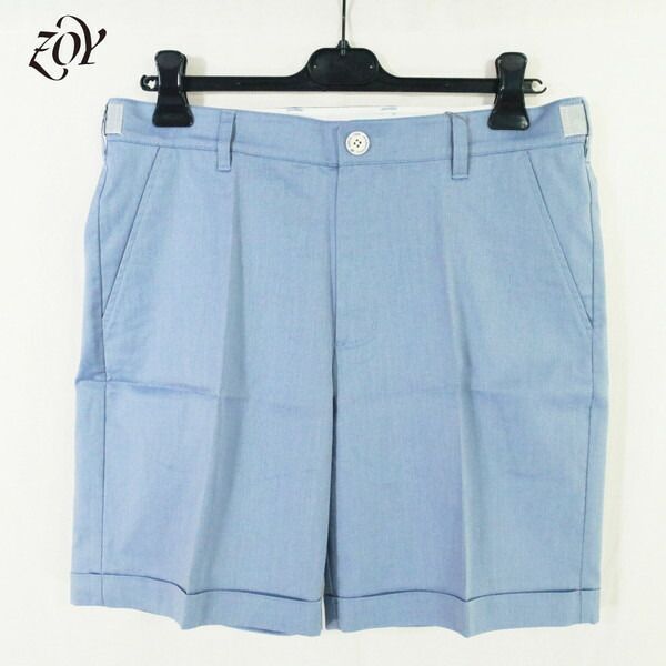 60%OFF 新品 ゾーイ ZOY ショートパンツ 1002 HPT193 LLサイズ ブルー メンズ ハーフパンツ コットン×ポリエステル ストレッチ COOLMOTION 春夏 ゴルフウェア 071442406