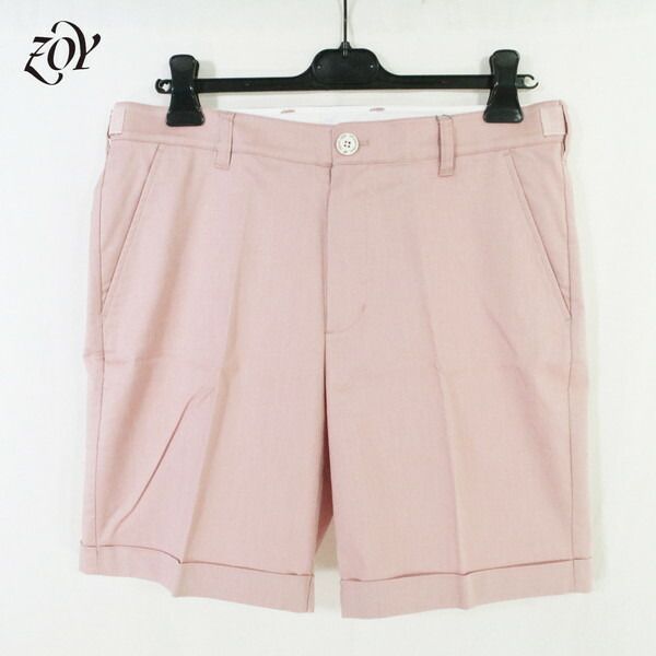 60%OFF 新品 ゾーイ ZOY ショートパンツ 1001 HPT194 Lサイズ ピンク メンズ ハーフパンツ コットン×ポリエステル ストレッチ COOLMOTION 春夏 ゴルフウェア 071442406