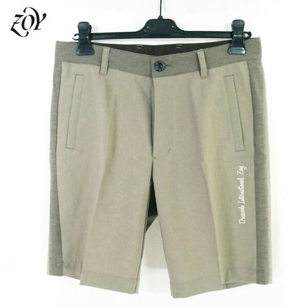 60%OFF 新品 ゾーイ ZOY ショートパンツ 79 HPT198 Mサイズ ベージュ メンズ ハーフパンツ ポリエステル100% ストレッチ Primeflex 春夏 ゴルフウェア 071442425 7,603円