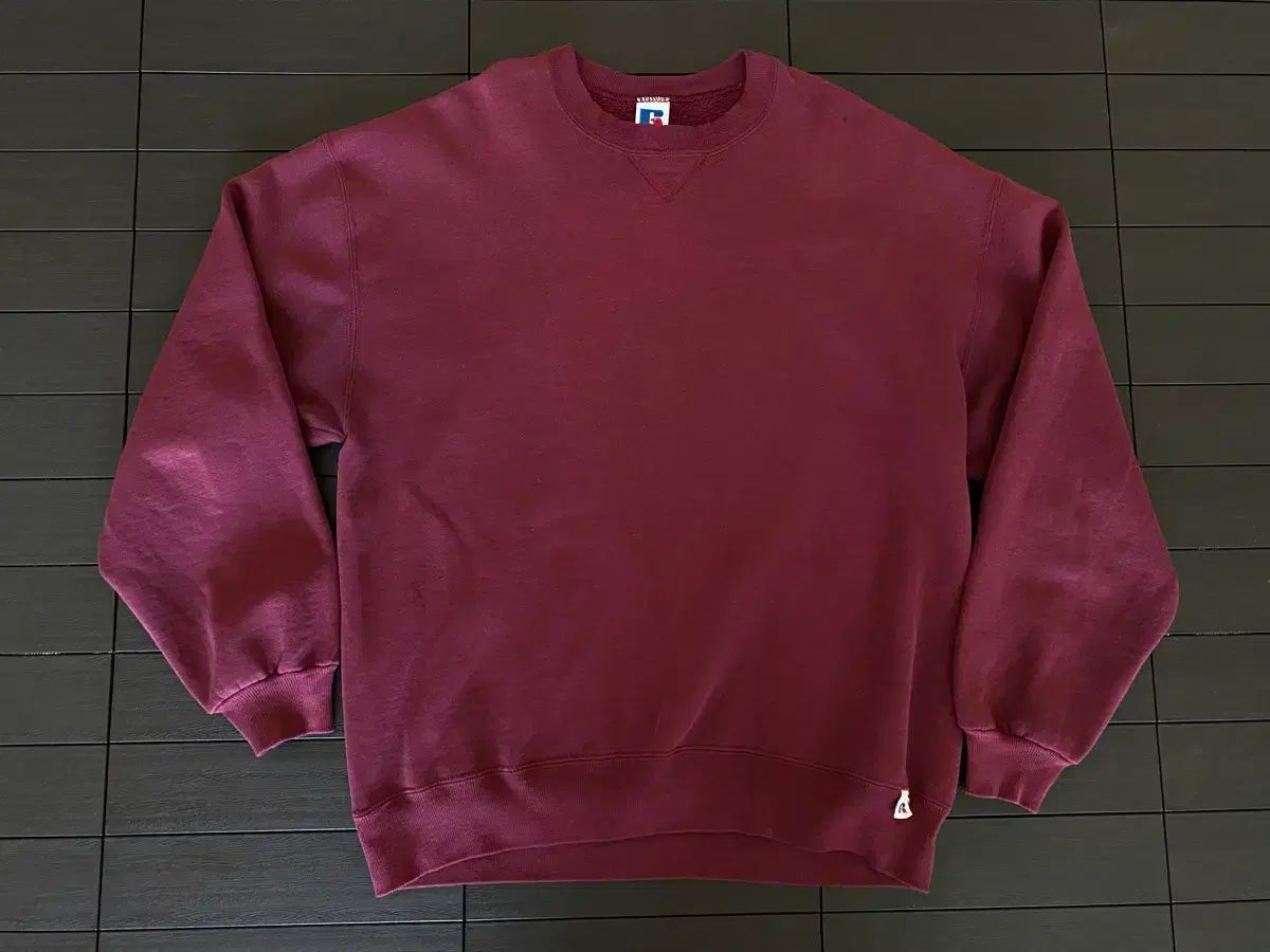 (XL) 90s ヴィンテージ ラッセル スウェットシャツ バーガンディ USA