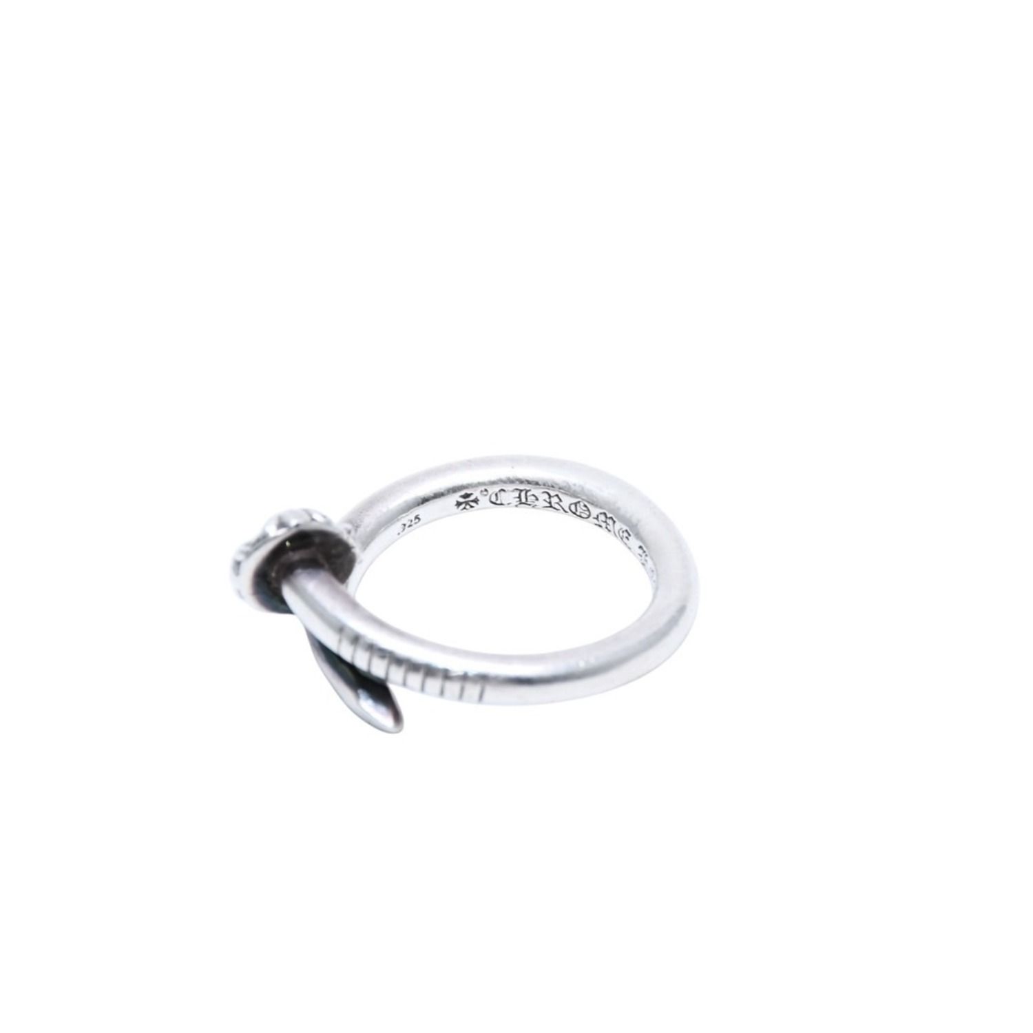 CHROME HEARTS クロムハーツ ネイルリング クロスボール 7.36g 15号 