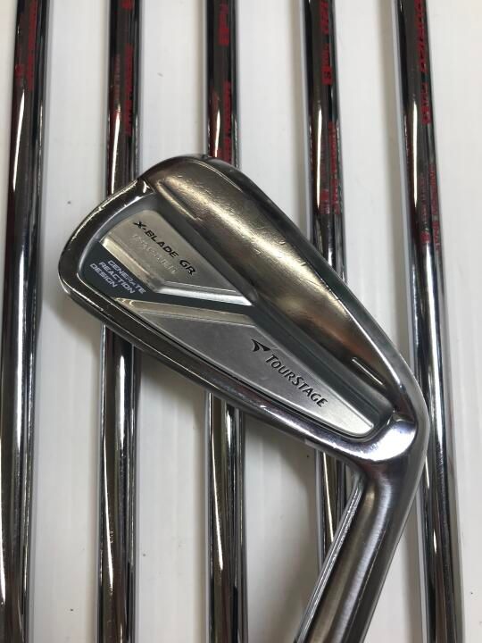 ブリヂストン　ツアーステージ X-BLADE GR FORGED (2014)　NSプロ MODUS 3 TOUR 120　Sフレックス　アイアンセット　中古【最短即日発送】