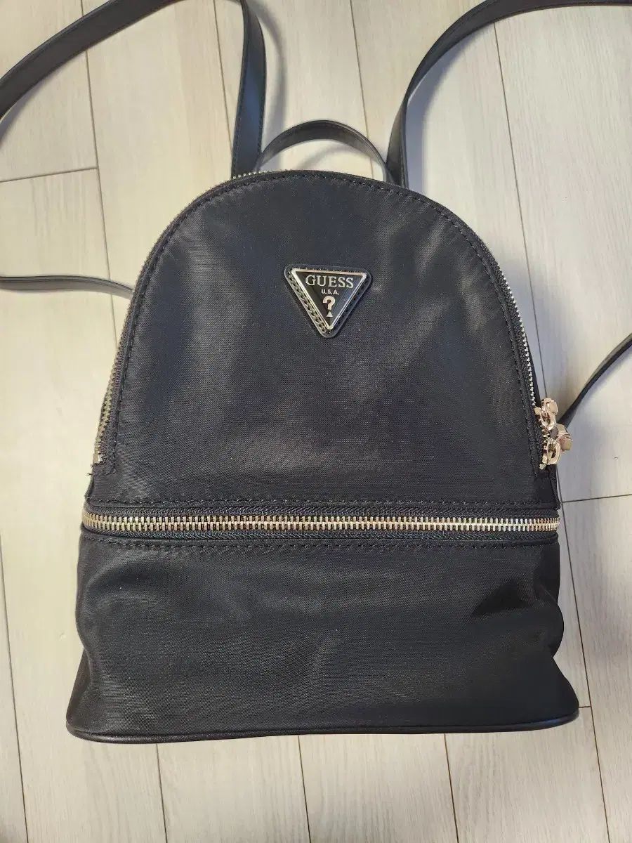 未使用新品) GUESS レディース バックパック スモール ファブリック ブラック POLICE 未使用