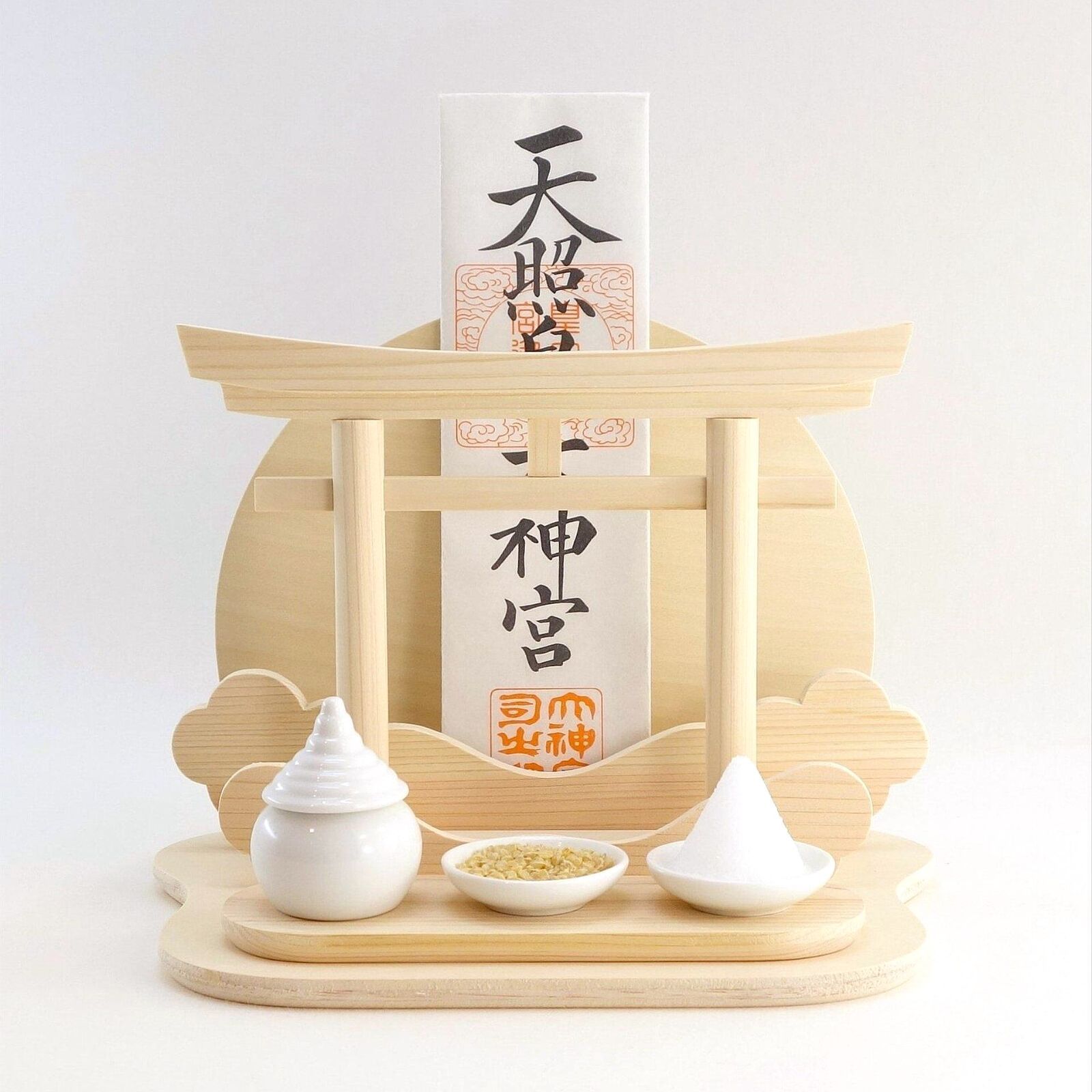 神棚《あまくも》神具３点セット　　御札立て