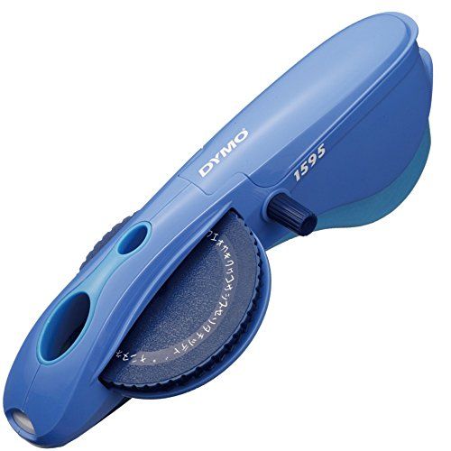 DYMO ダイモ テープライター M-1595 ひらがな・カタカナ・アルファベット・数字 青 DM1595BU@ 7a2a167e