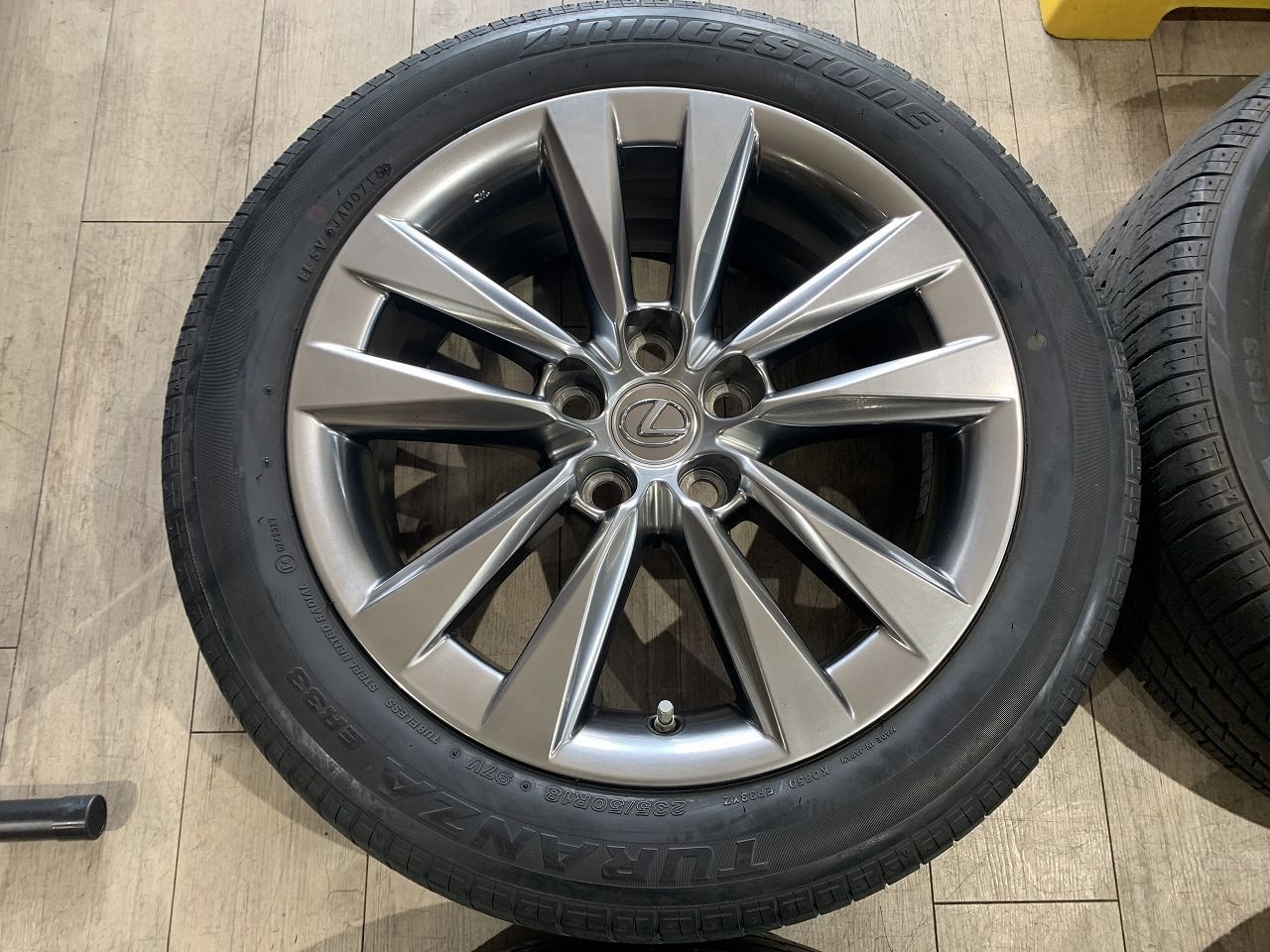 18インチ 7.5J LS レクサス +32 純正アルミ LS460 5H 4本 ホイール 純正