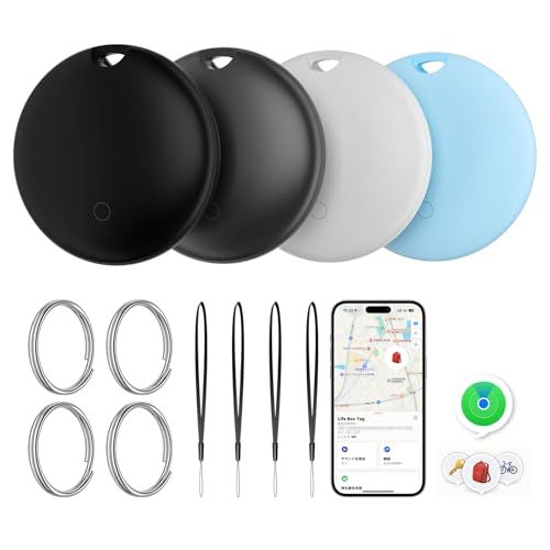 【月額不要GPS・MFi&技適認証済 】エアタグ (4個入) 紛失防止タグ スマートタグ airtag Appleの「探す」に対応(iOS端末のみ) gps 小型 バレない 財布・鍵・自転車・バッグ・スーツケース 追跡 盗難対策(沖縄・離島の 7a34312a