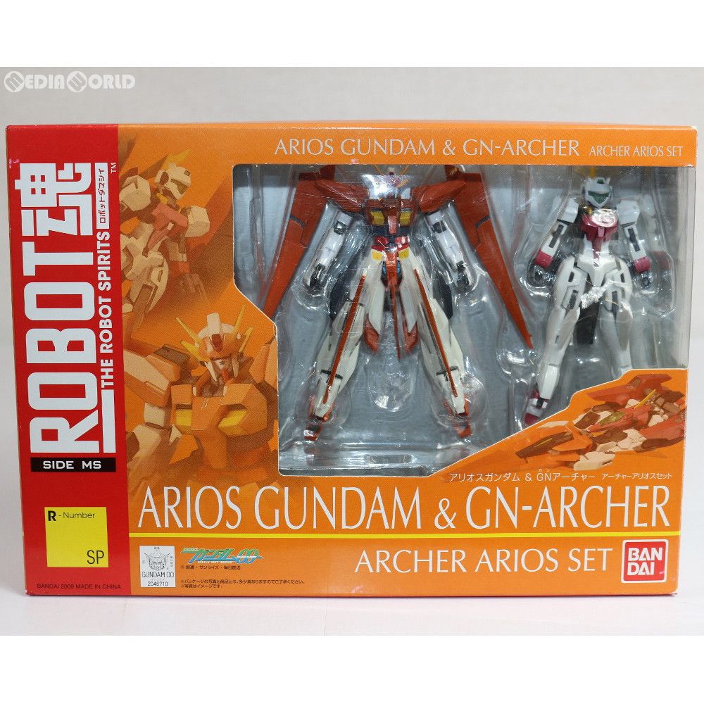 ROBOT魂(SIDE MS) アリオスガンダム+GNアーチャー アーチャアリオスセット 機動戦士ガンダム00(ダブルオー) 完成品 可動フィギュア バンダイ