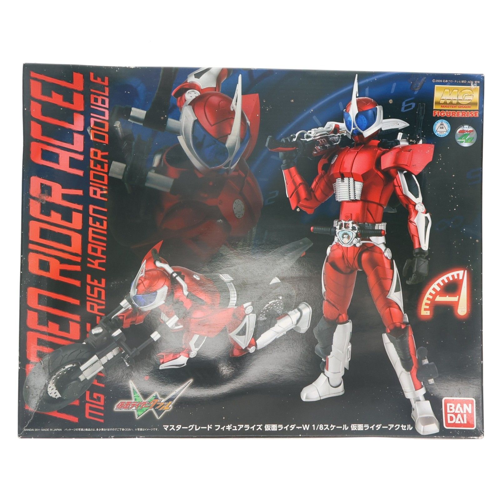 MG FIGURE-RISE(フィギュアライズ) 1/8 仮面ライダーアクセル 仮面ライダーW(ダブル) プラモデル(0167086) バンダイ