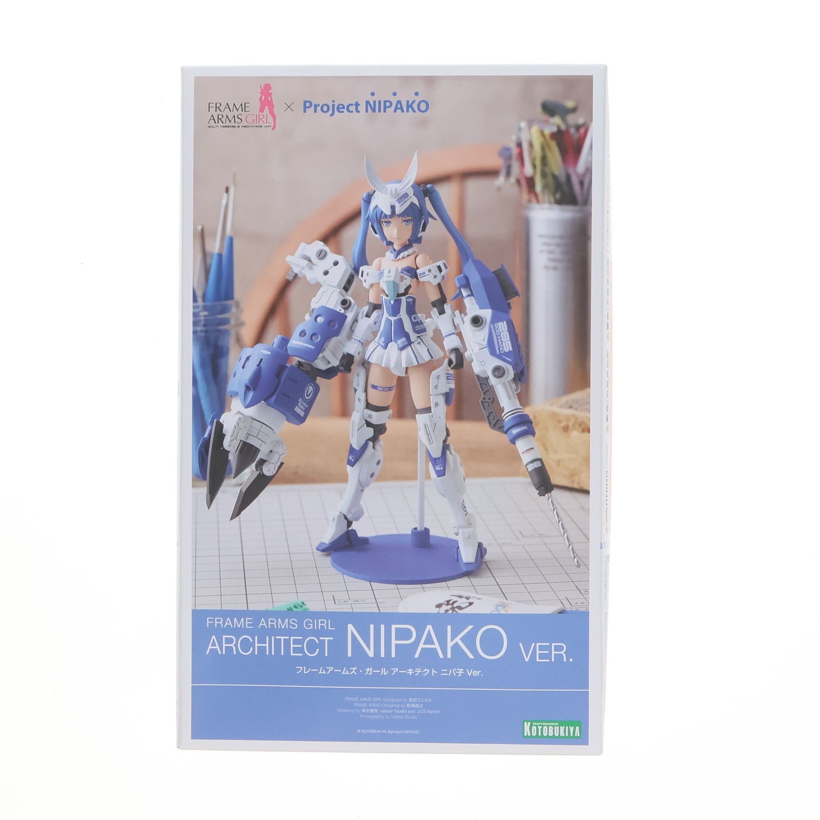 コトブキヤショップ限定特典付属 フレームアームズ・ガール アーキテクト ニパ子 Ver. あるてぃめっと!ニパ子ちゃん プラモデル(FG089) コトブキヤ