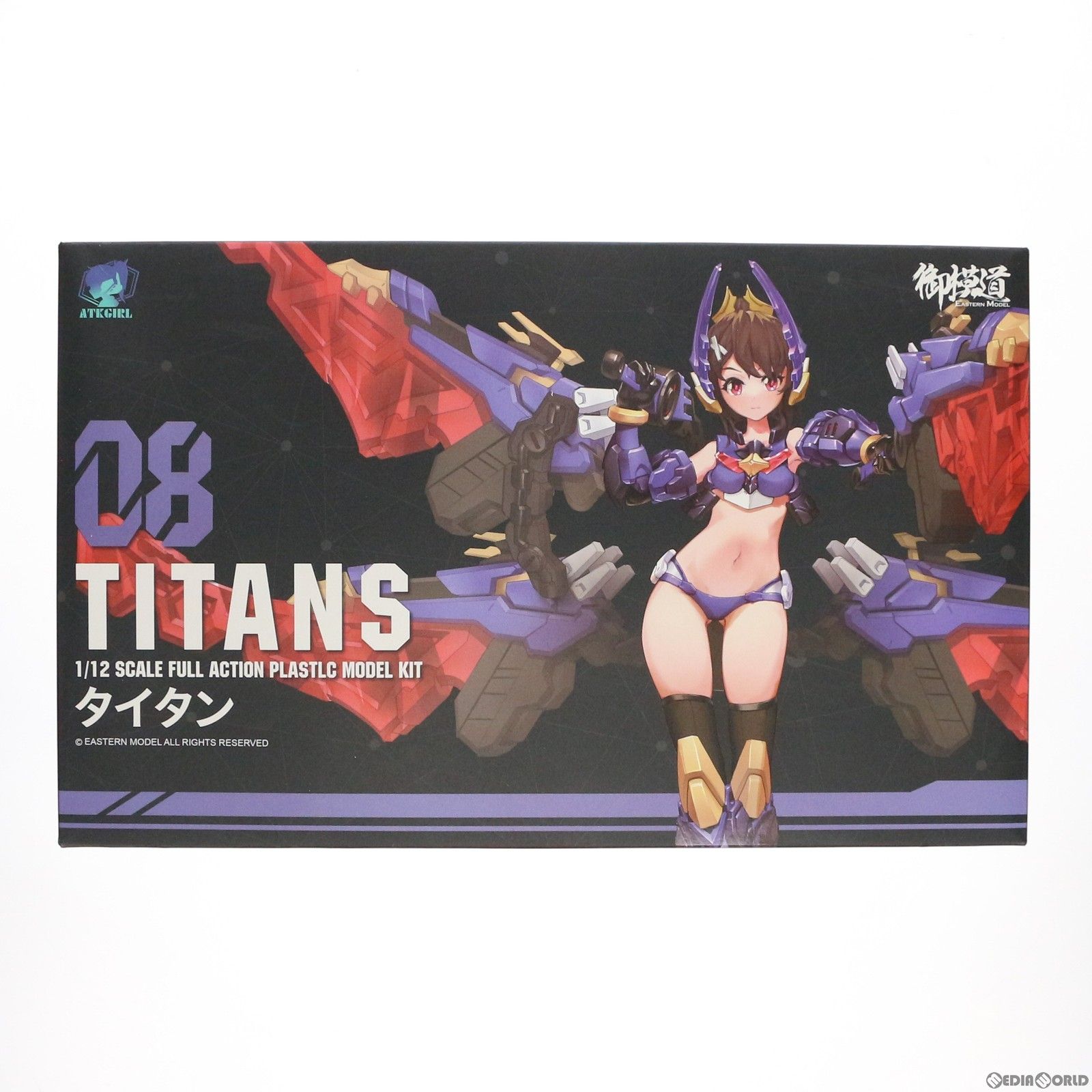A.T.K.GIRL(ATKガール) 1/12 クワガタガール・タイタン プラモデル 御模道(EASTERN MODEL)