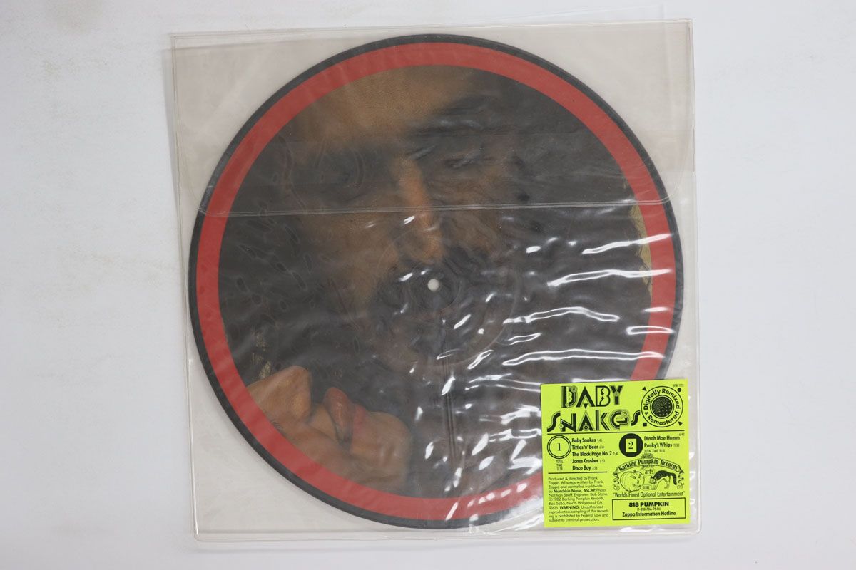 LP Frank Zappa Baby Snakes BPR1115 BARKING PUMPKIN /00260