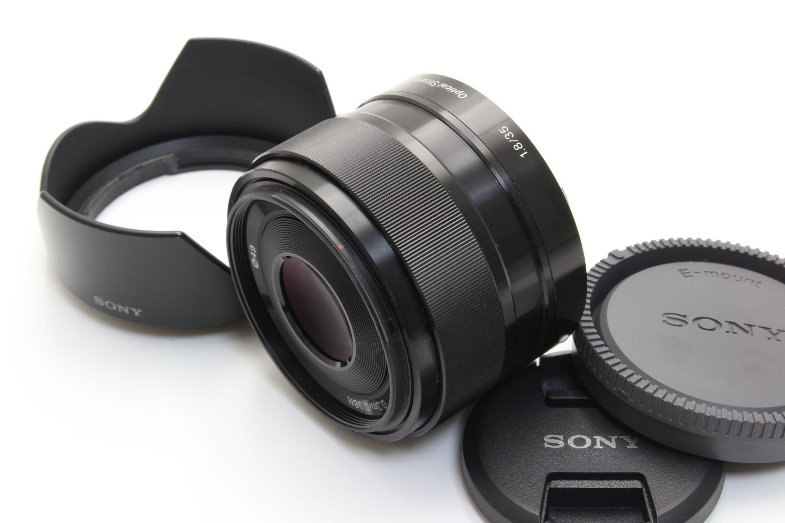 AB+ (良品) SONY ソニー E 35mm F1.8 OSS ブラック 初期不良返品無料 4-116