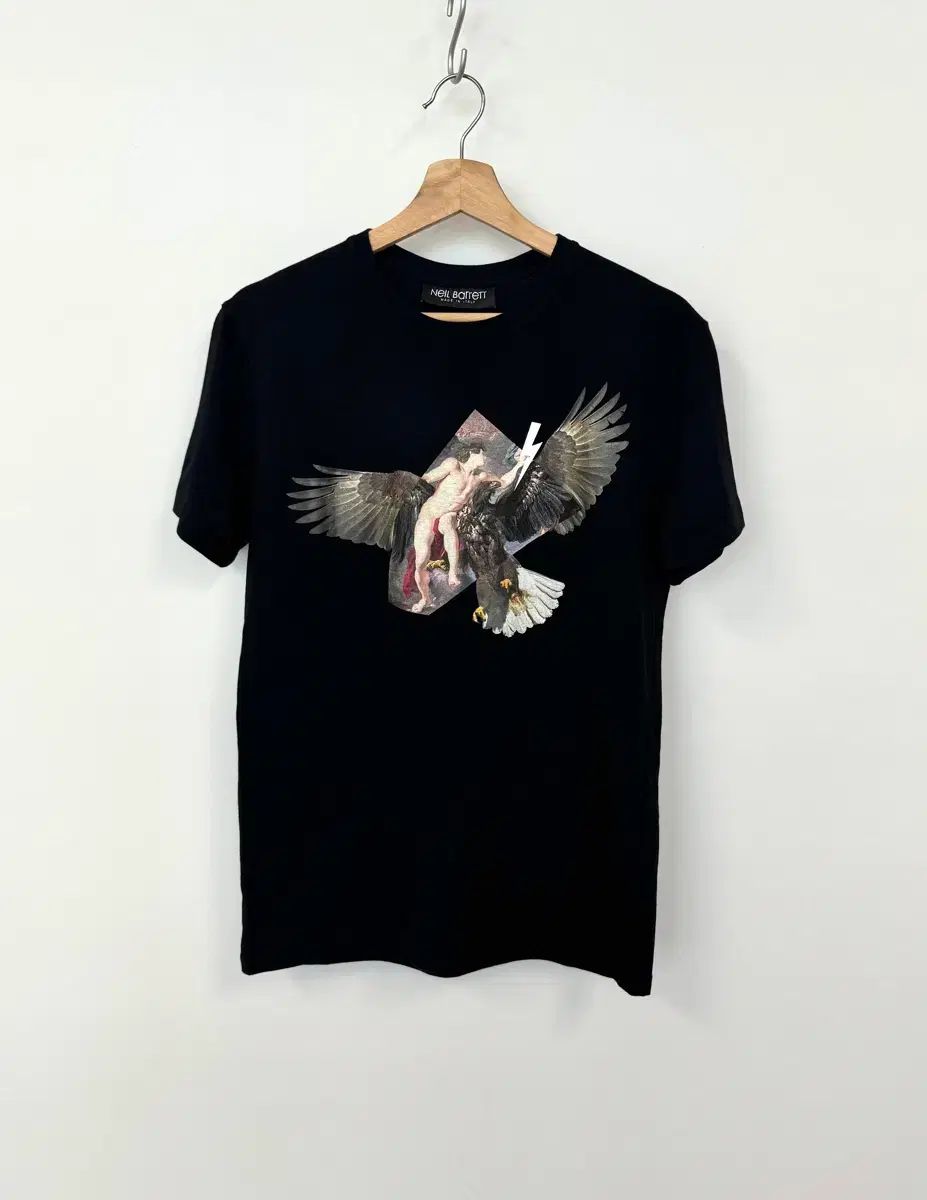 NEIL BARRETT 닐バレット RUBEN EAGLE プリンティング ブラック Tシャツ