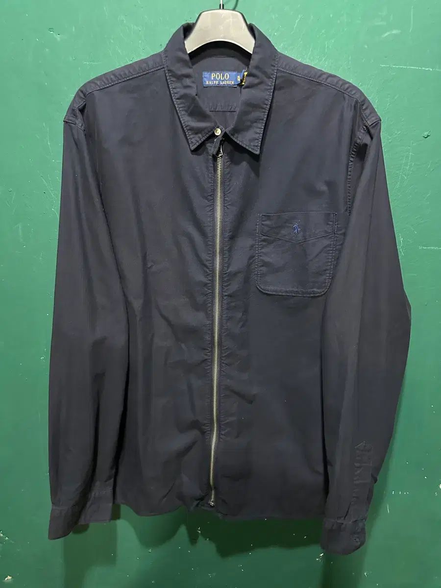 ポロ ガーメントダイング シャツジャケット XL