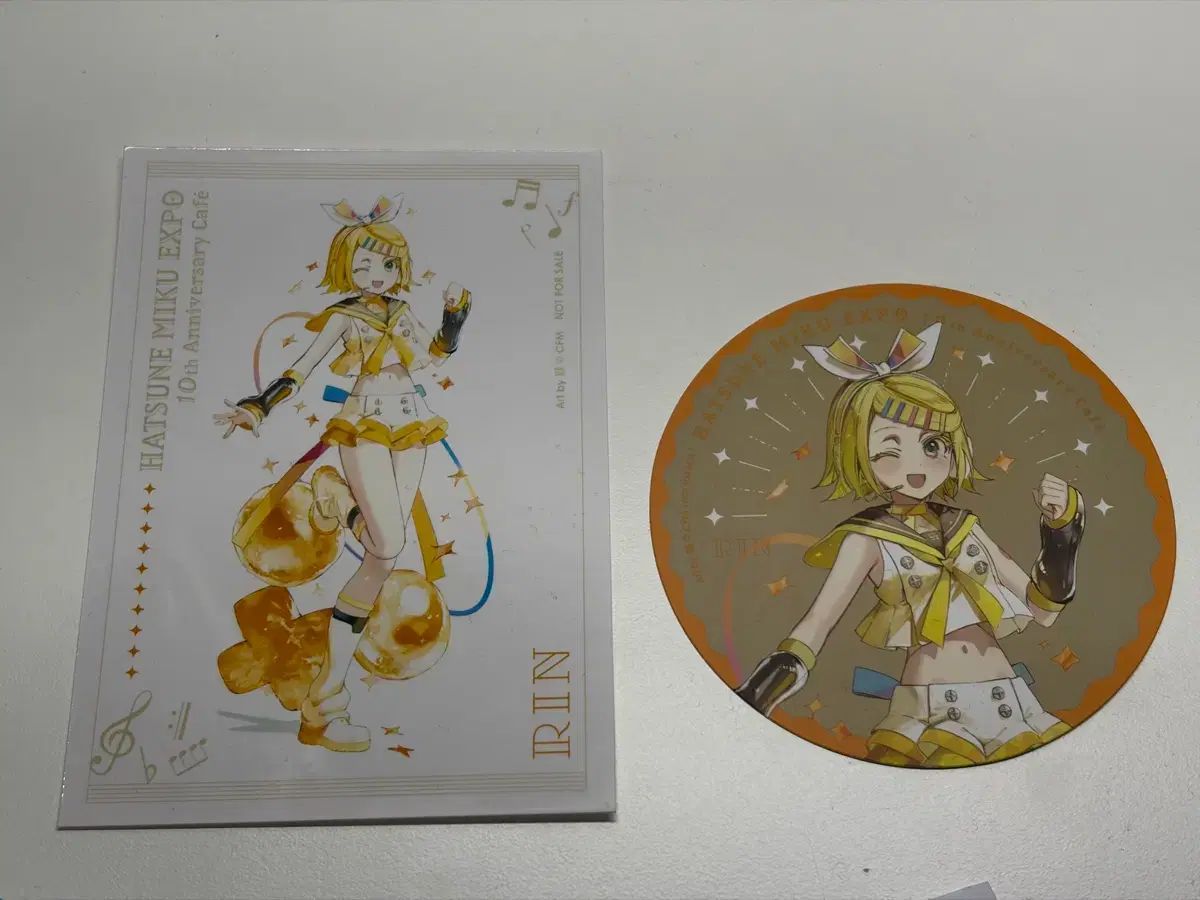 超激得，超激得，HOT 鏡音リン ミクエキスポ 10周年 コラボカフェ 特典