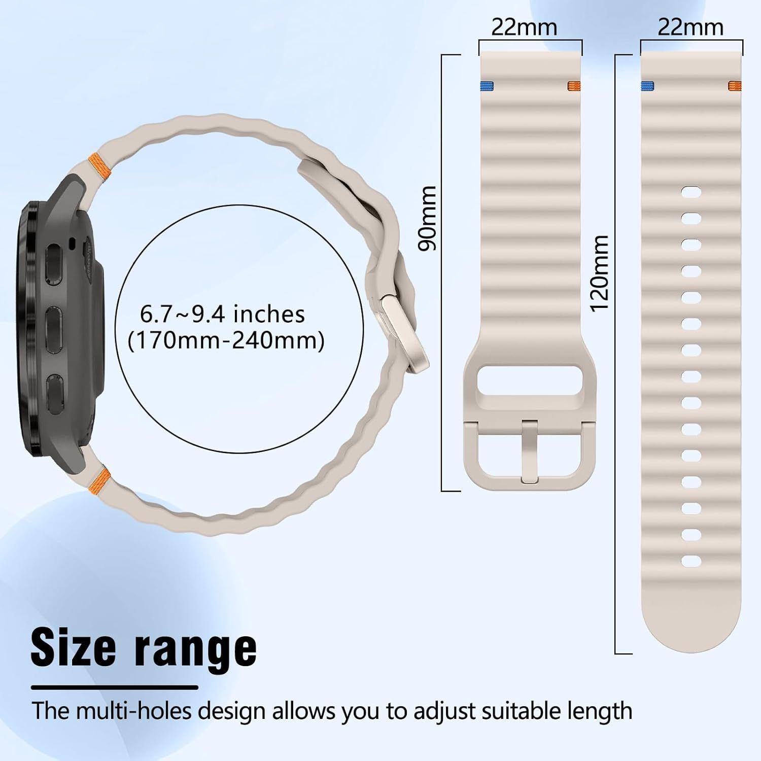 Garmin Venu3/2 22mm シリコンバンド ホワイト - メルカリ