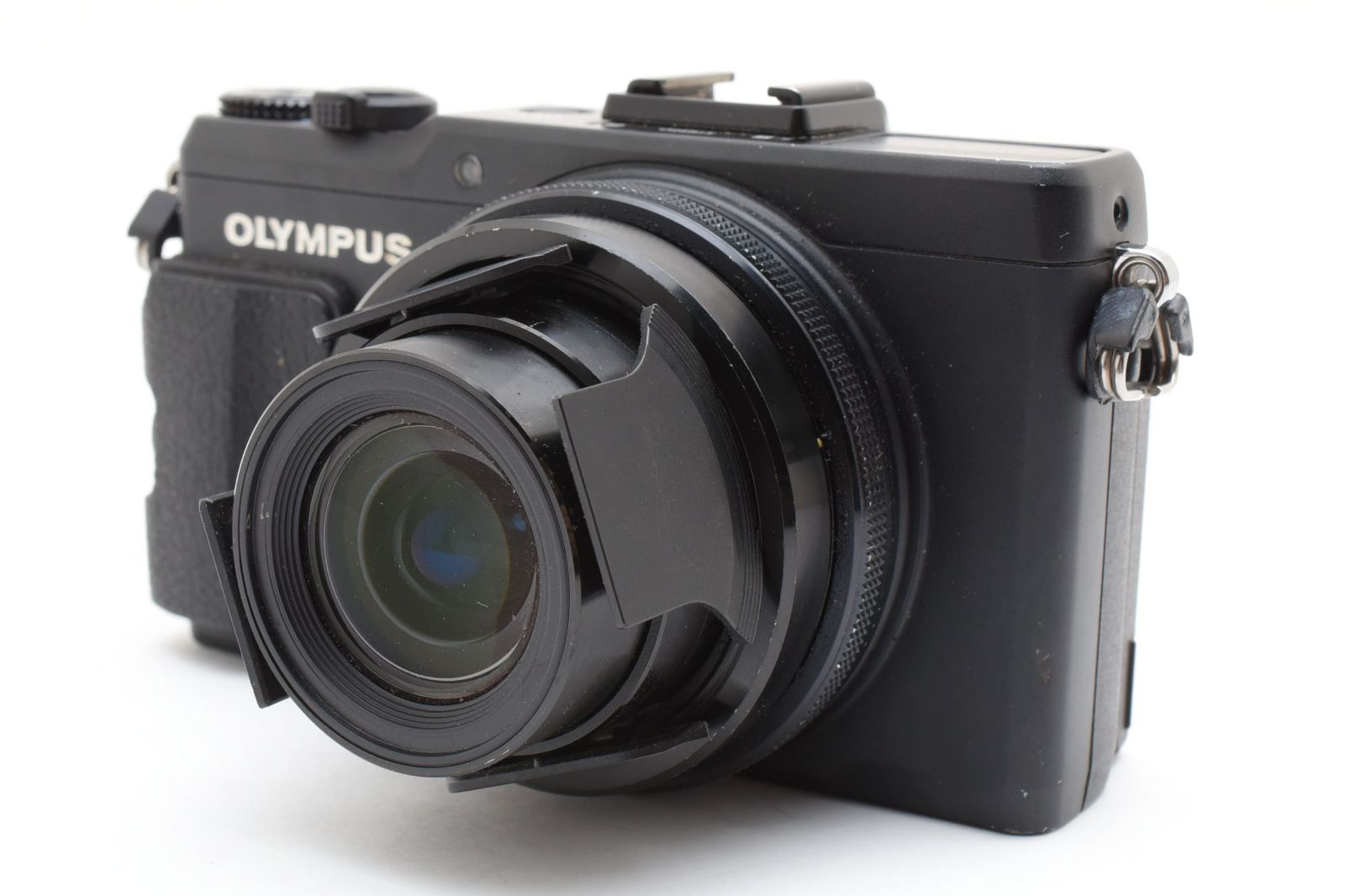 送料無料】[実用品] 完動 OLYMPUS STYLUS XZ-2 ブラック ケース付 
