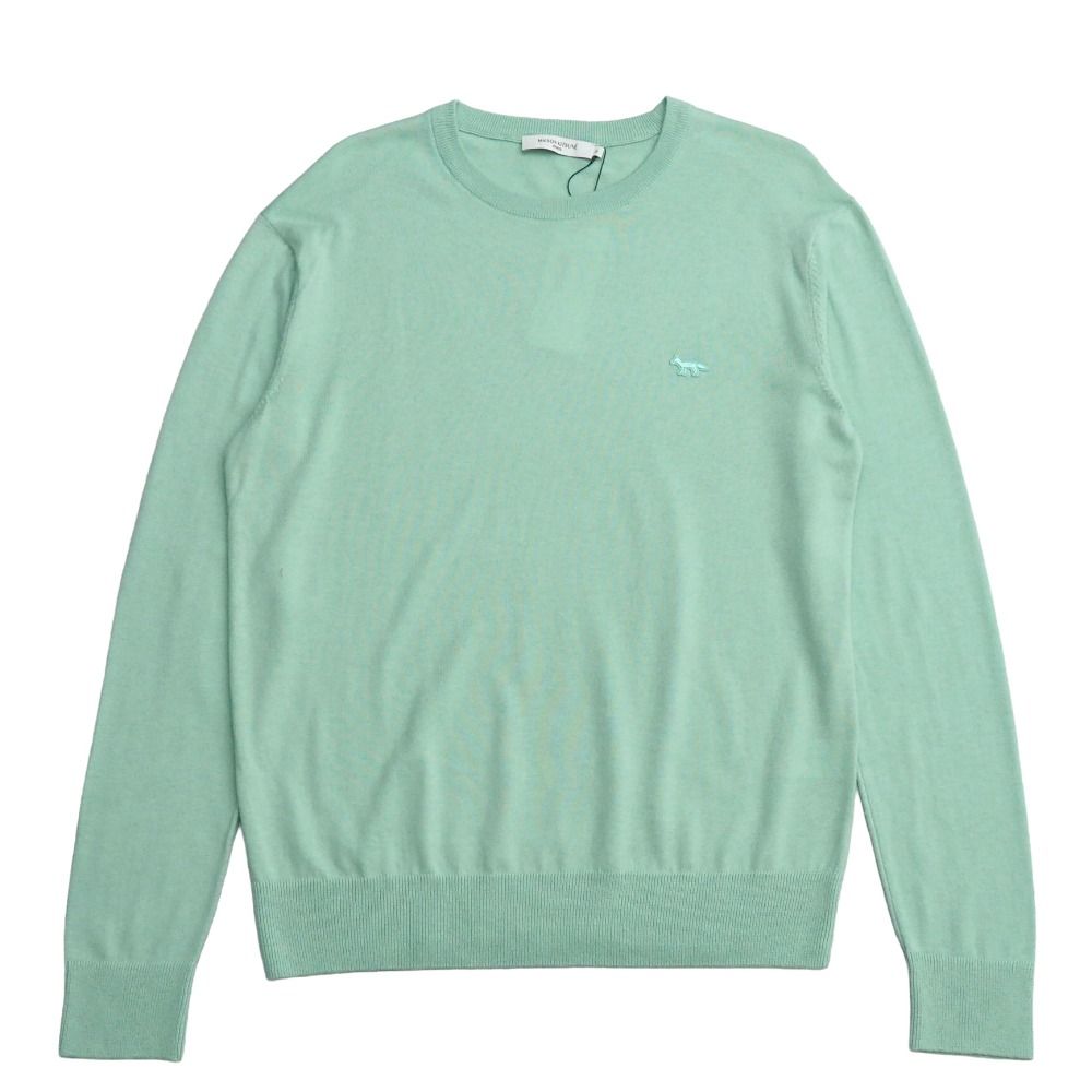 ■未使用品■MAISON KITSUNE メゾンキツネ セーター サイズXL フォックス パッチ クルーネック 20260506/RA9278