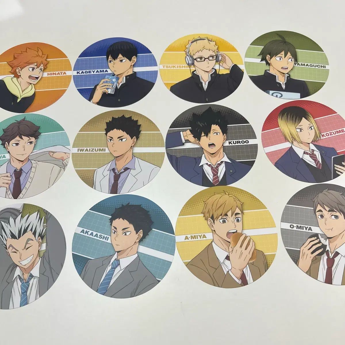 ハイキュー 休憩時間 ポップアップ 特典 12名 フルセット
