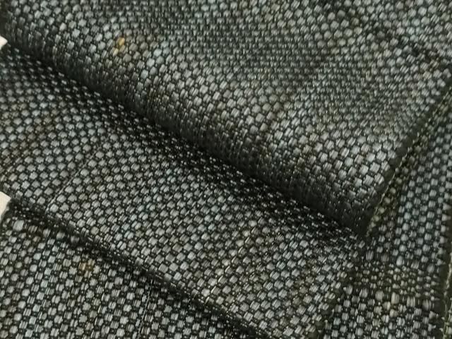 平和屋着物○男性 両面 角帯 紬地 縞 正絹 逸品 CABG2991dy