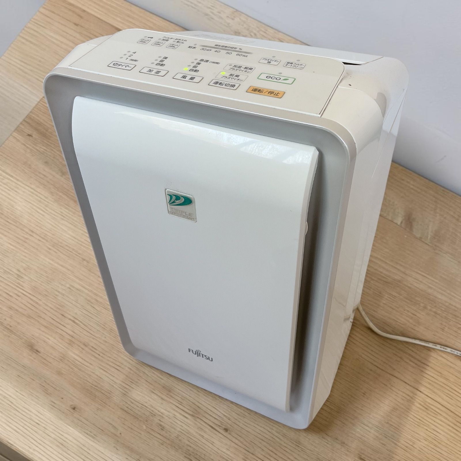 富士通ゼネラル DAS-303B-W 加湿脱臭機 #0505-2 FUJITSU プラズマ