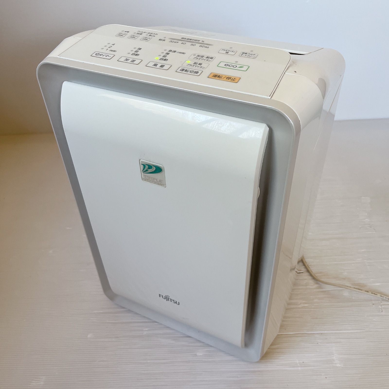 富士通ゼネラル DAS-303B-W 加湿脱臭機 #0505-2 FUJITSU プラズマ