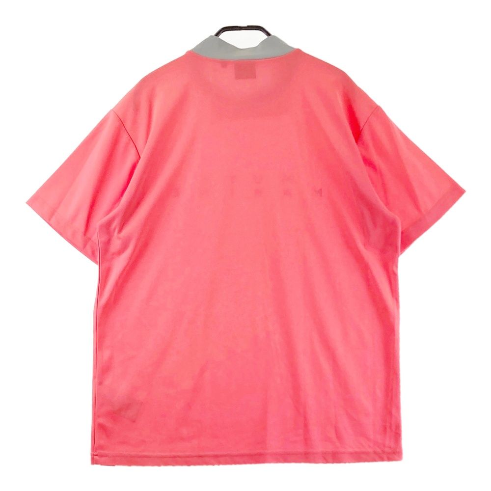 サイズ：6 MUTA MARINE ムータマリン ハイネック 半袖Tシャツ ピンク系
